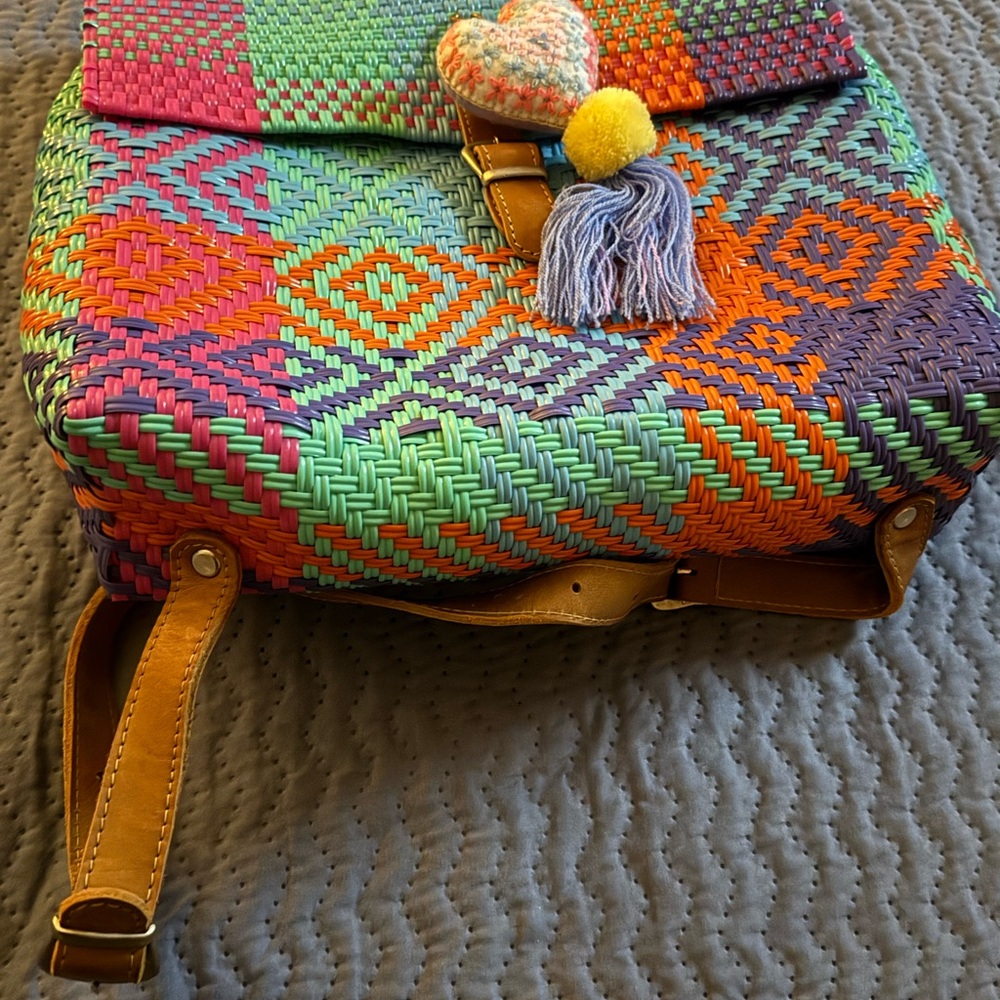 Colorful Woven Women's Bag